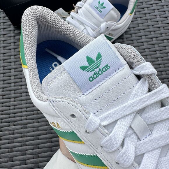 Adidas Nora White Court Green Yellow Men\'s Athletic Shoes IF2069 main image 4
